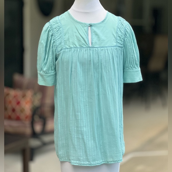 Ella Moss Tops - Ella Moss Medium M Short SleevesStyle# gz 5157 Blue